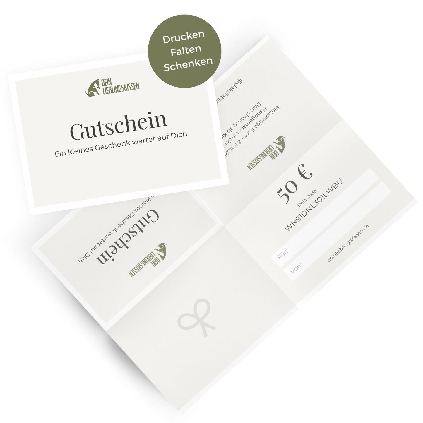 deinlieblingskissen geschenkgutschein kissen