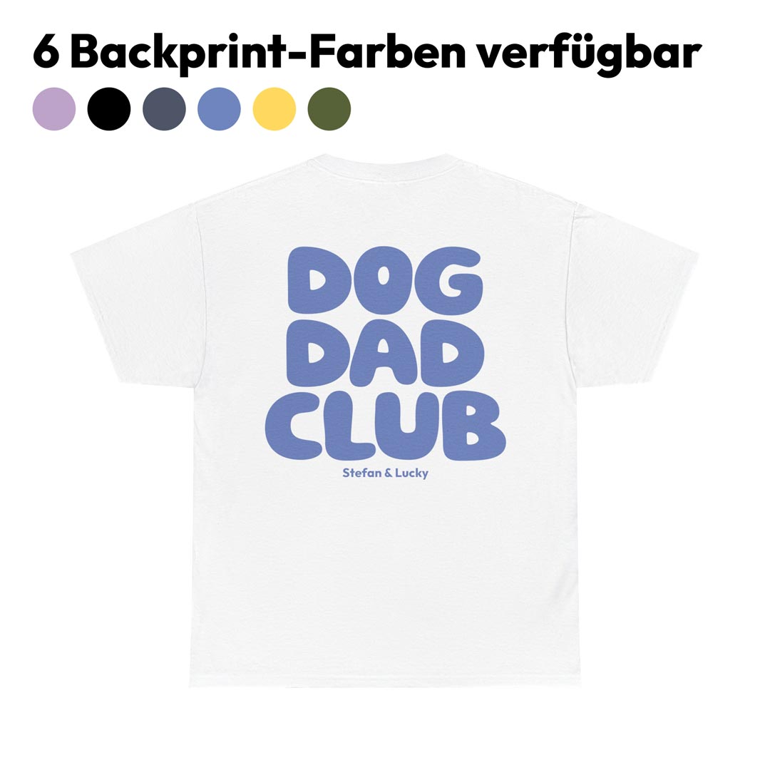 Personalisiertes T-Shirt 'Dog Dad Club'