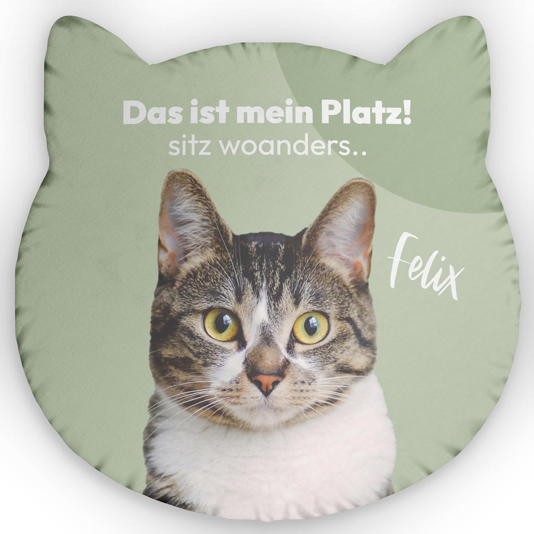 katzenkissen mit foto