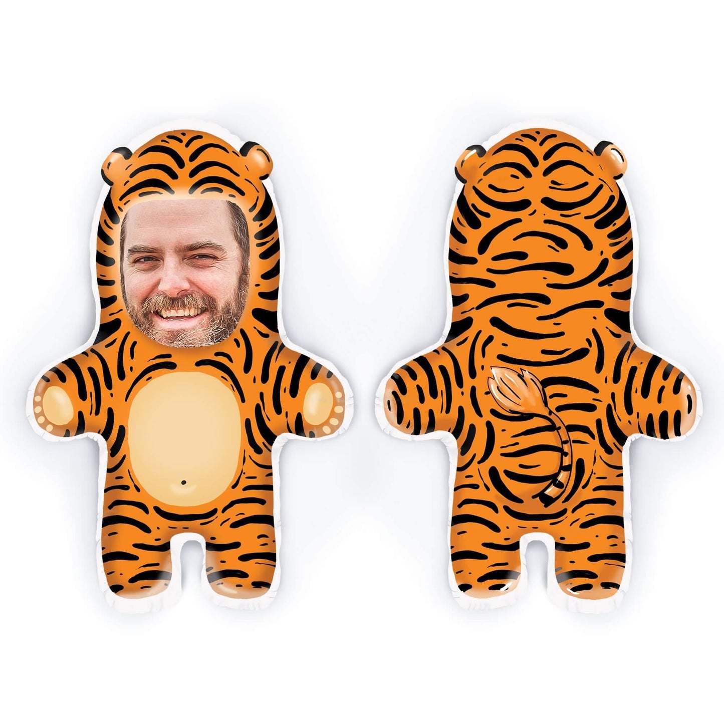 Personalisierbare Mini Me Doll Tiger - Dein Lieblingskissen - Personalisierte Formkissen
