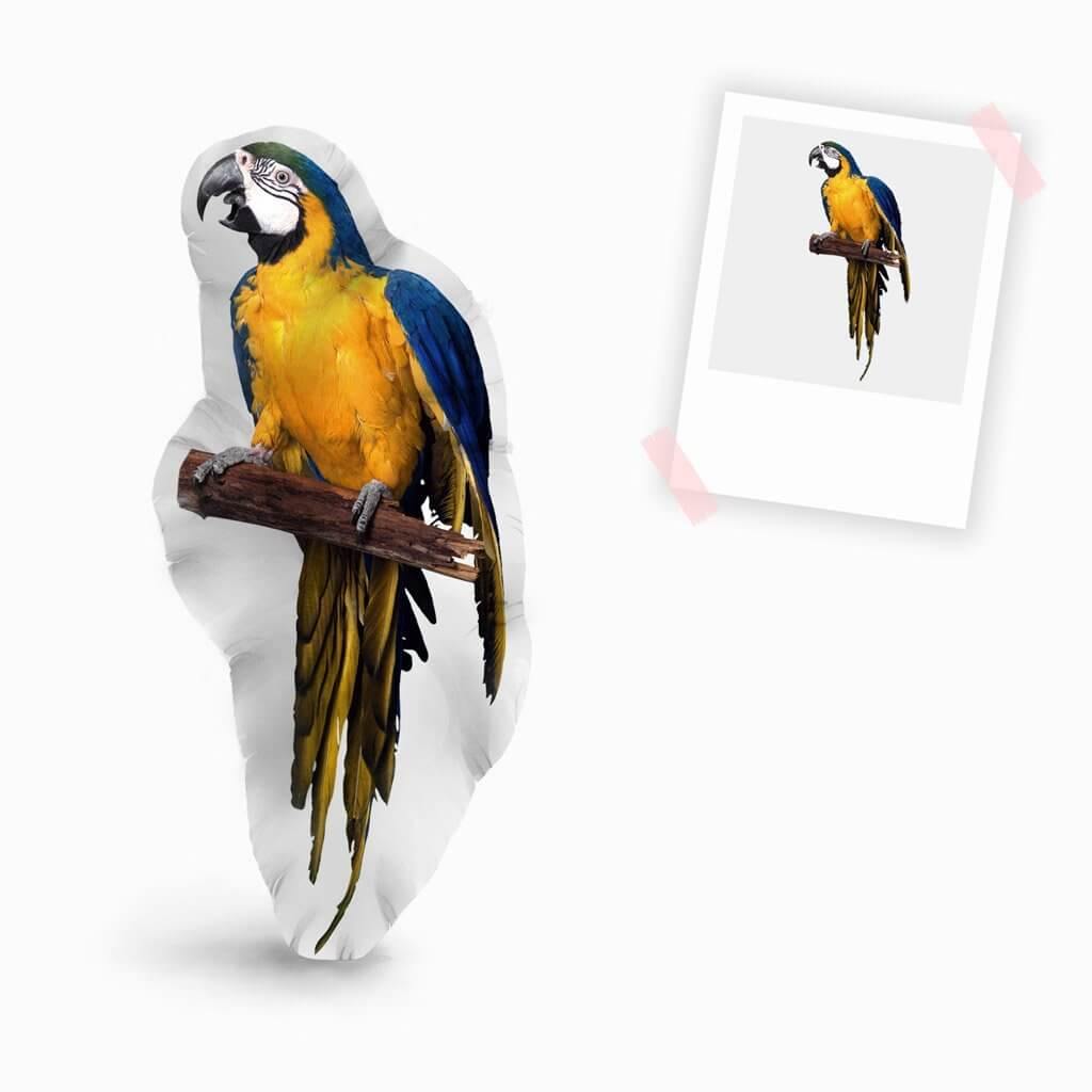 Personalisiertes Vogelkissen - Dein Lieblingskissen - Personalisierte Formkissen