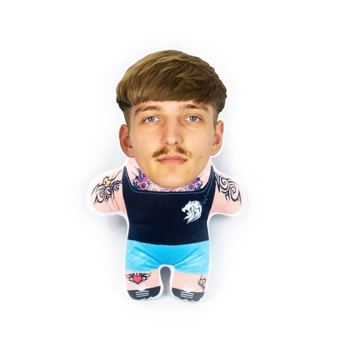 Personalisierbare Mini Me Doll Rüpel - Dein Lieblingskissen - Personalisierte Formkissen
