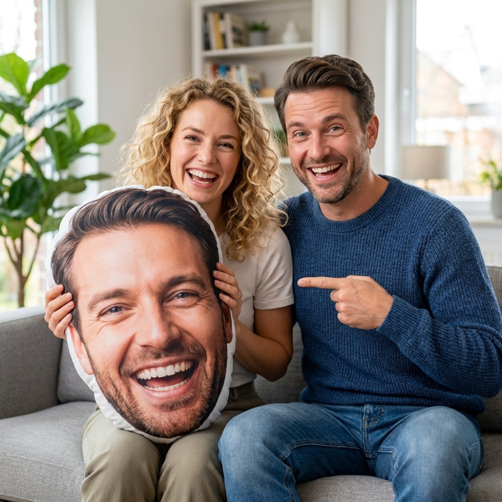 Personalisiertes Gesichterkissen