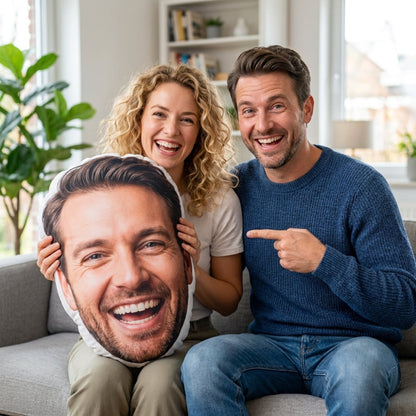 Personalisiertes Gesichterkissen