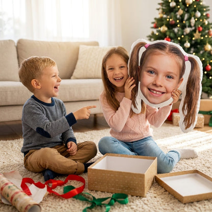 Personalisiertes Gesichterkissen