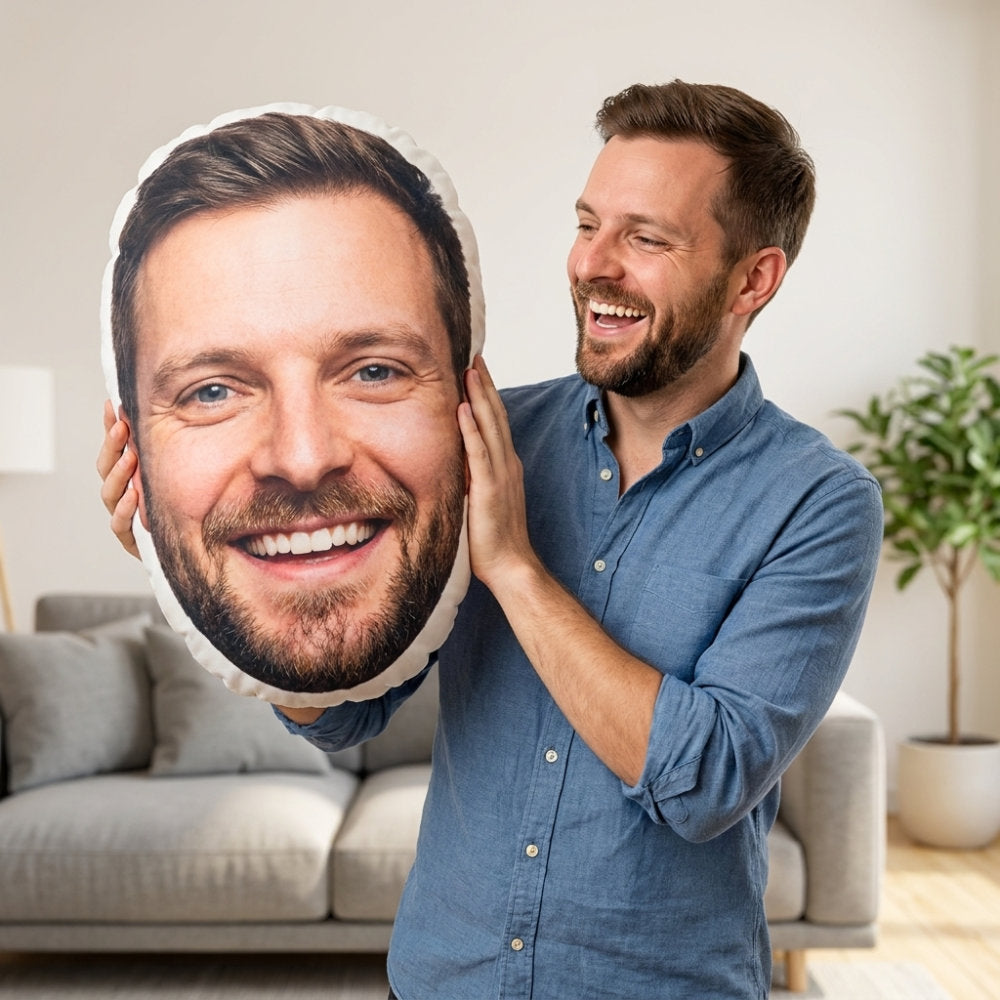 Personalisiertes Gesichterkissen