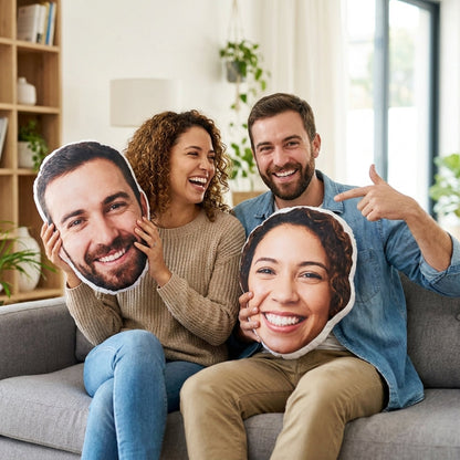 Personalisiertes Gesichterkissen
