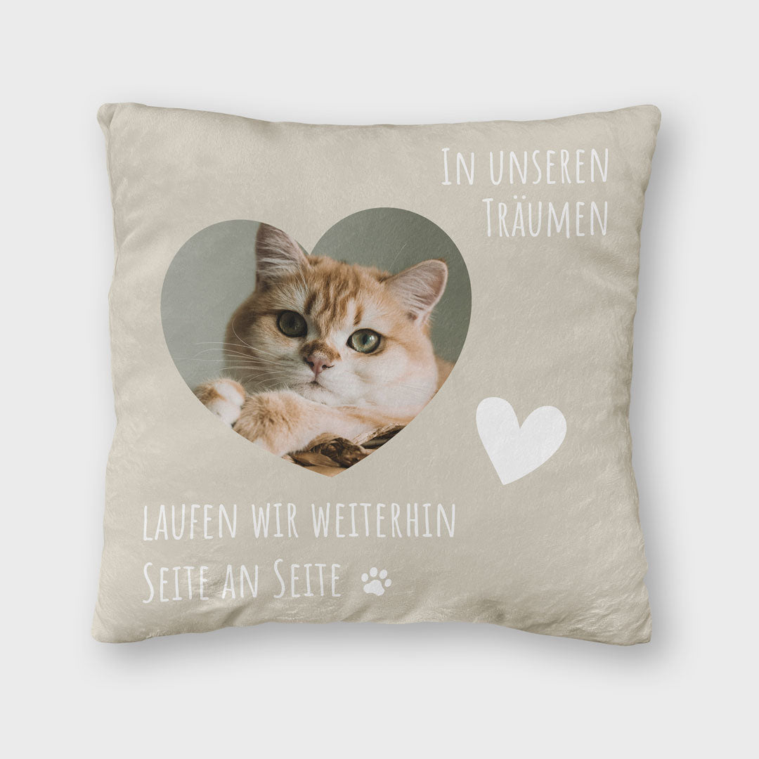 personalisiertes fotokissen katze abschied