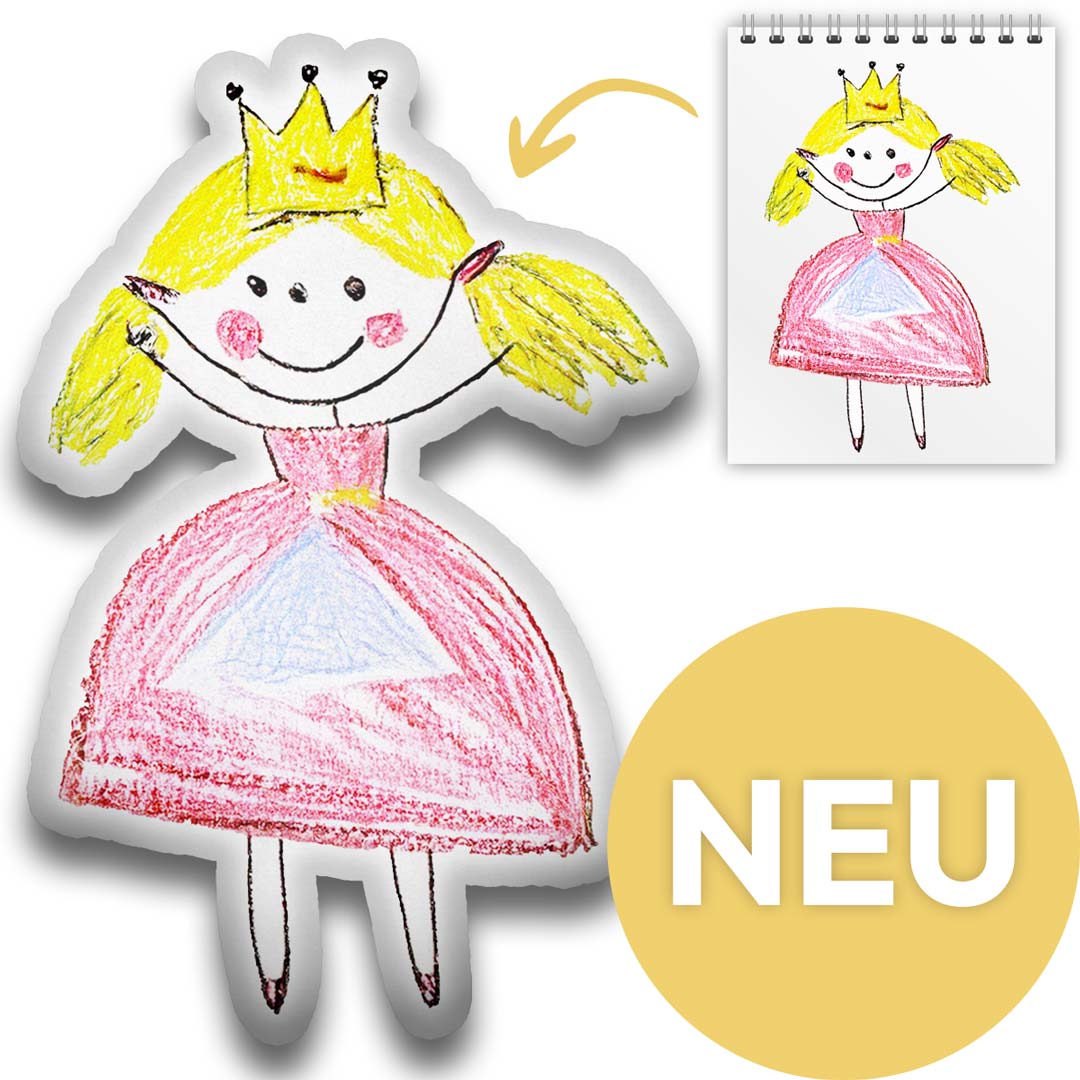 Personalisiertes Kinderkunst Kissen