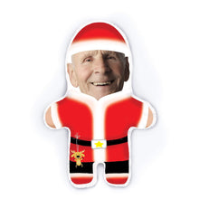 Lade das Bild in den Galerie-Viewer, Personalisierbare Mini Me Doll Weihnachtsmann - Dein Lieblingskissen - Personalisierte Formkissen