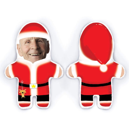 Personalisierbare Mini Me Doll Weihnachtsmann - Dein Lieblingskissen - Personalisierte Formkissen