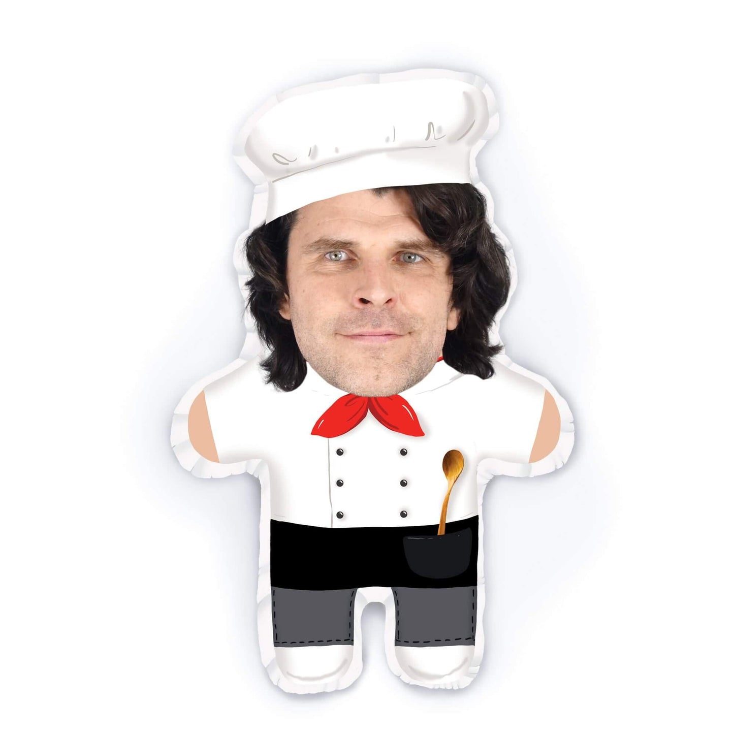 Personalisierbare Mini Me Doll Chefkoch - Dein Lieblingskissen - Personalisierte Formkissen