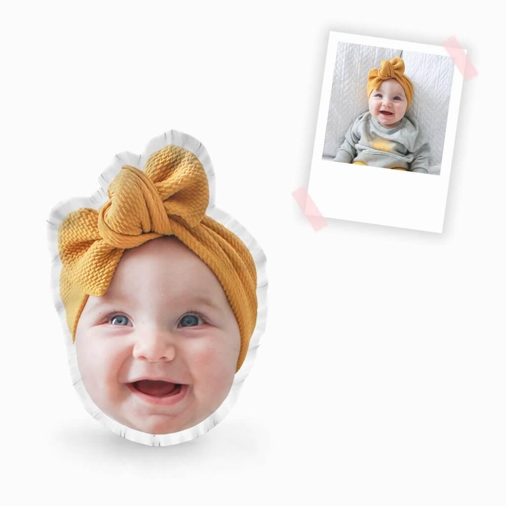 Personalisiertes Babygesichterkissen - Dein Lieblingskissen - Personalisierte Formkissen