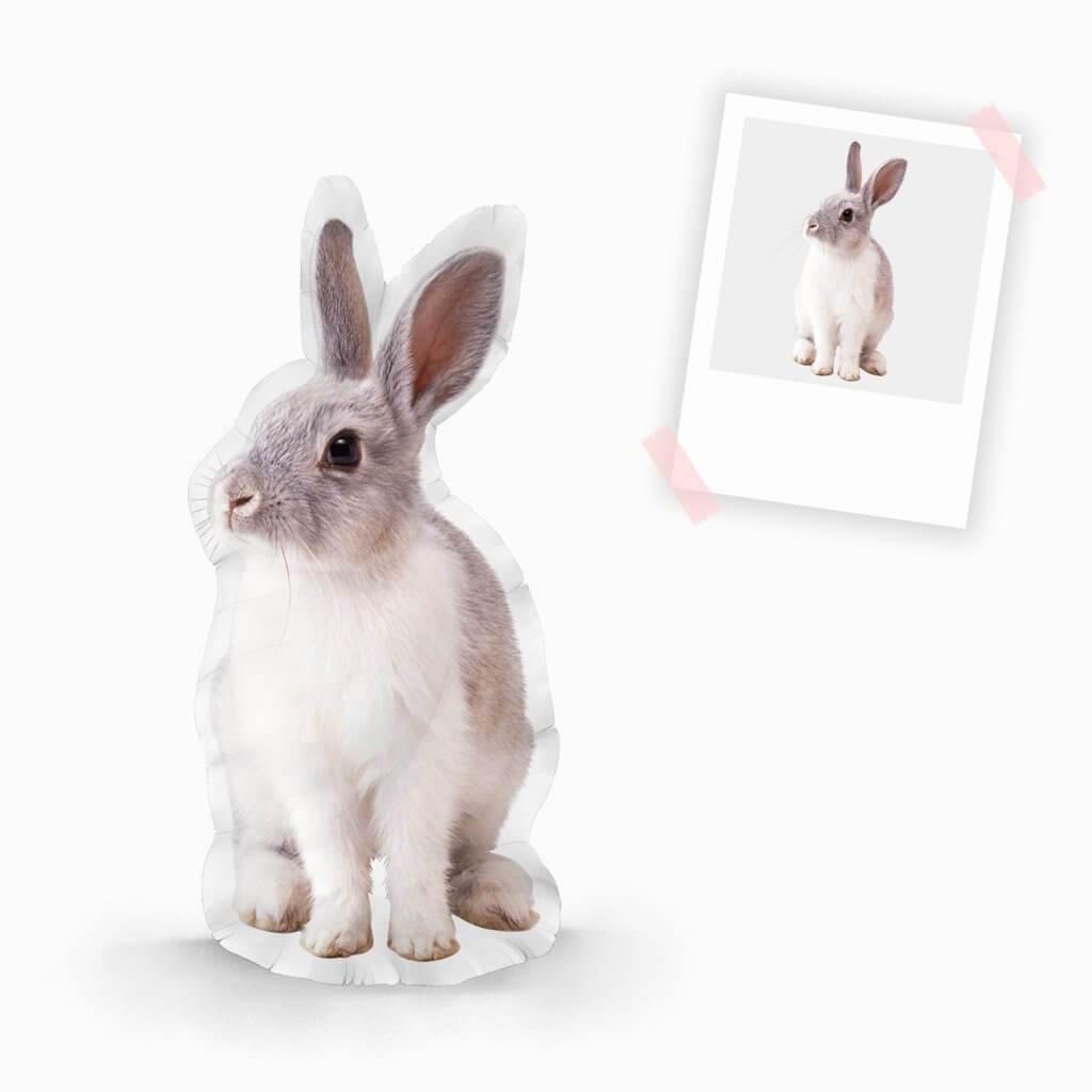 Personalisiertes Kaninchenkissen - Dein Lieblingskissen - Personalisierte Formkissen