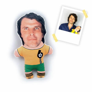 Personalisierbare Mini Me Doll Fußballspieler - Dein Lieblingskissen - Personalisierte Formkissen